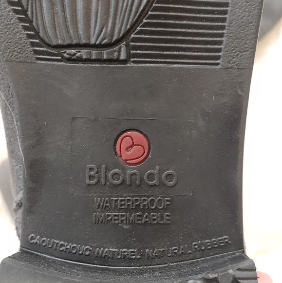 Blondo Ellie Waterproof Knee High Riding Gray Boot - Picture 4 of 6